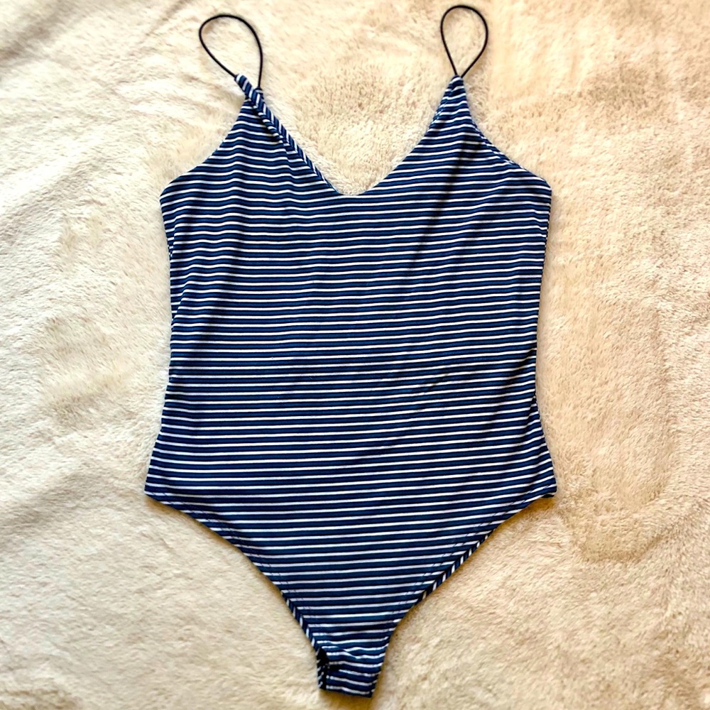 Striped Body Suit